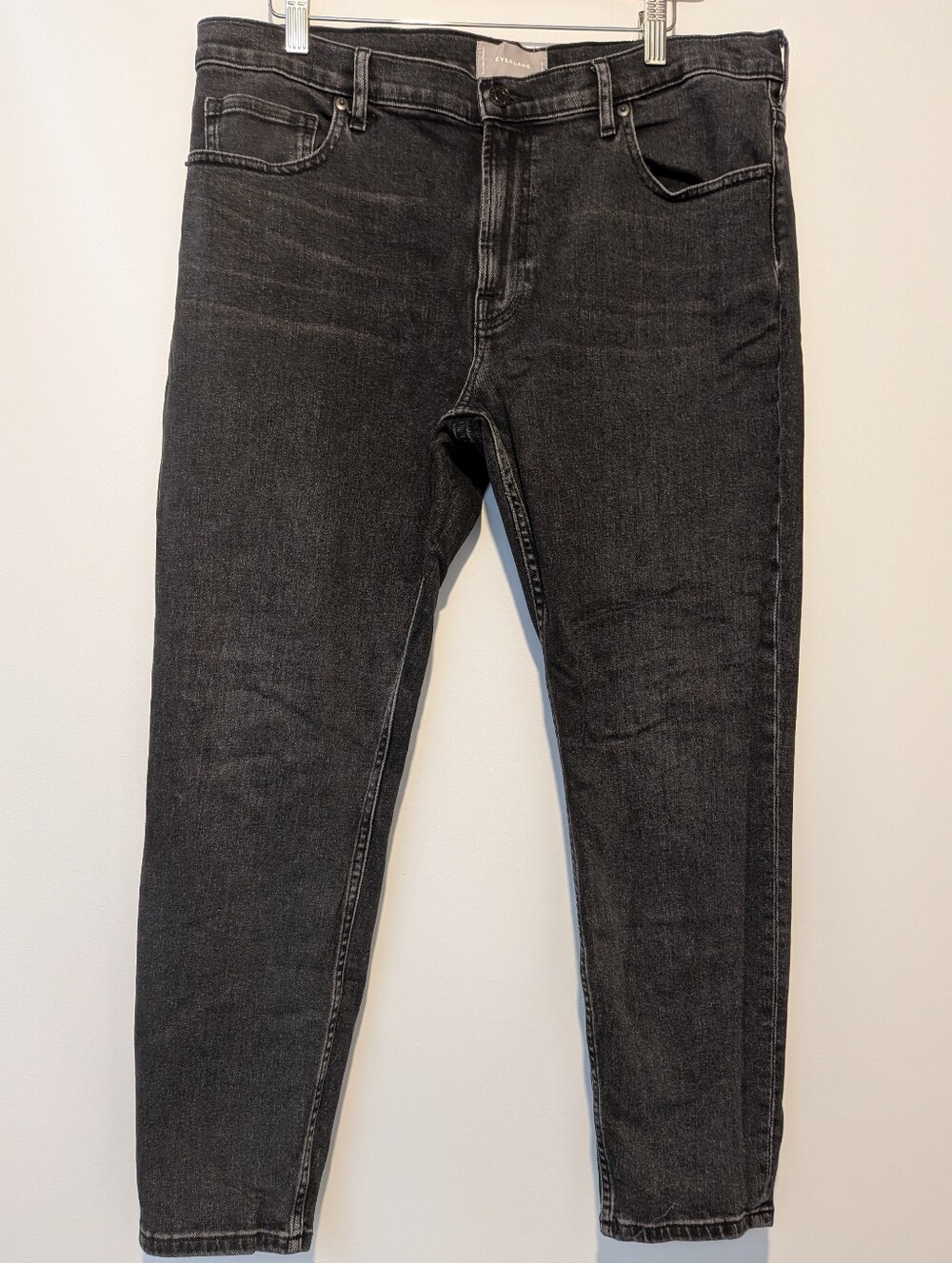 Everlane Mid-Rise Ankle Jeans Black/Charcoal Size 32